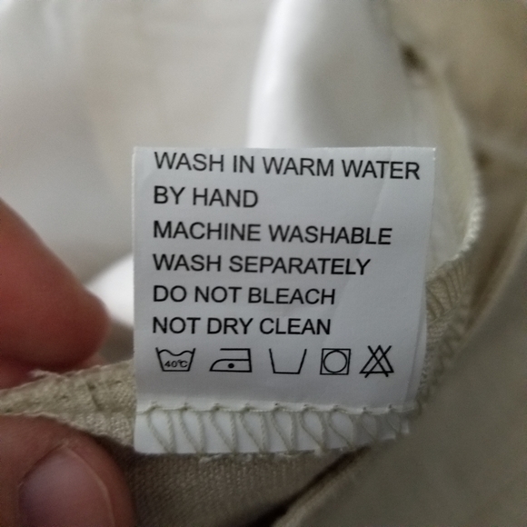 LAVENA | linen blend straight leg casual pants - Picture 8 of 8